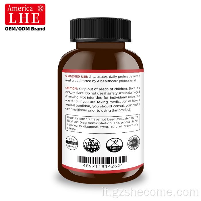Shecome Men Booster Capsule Tongkat Ali Crescita muscolare